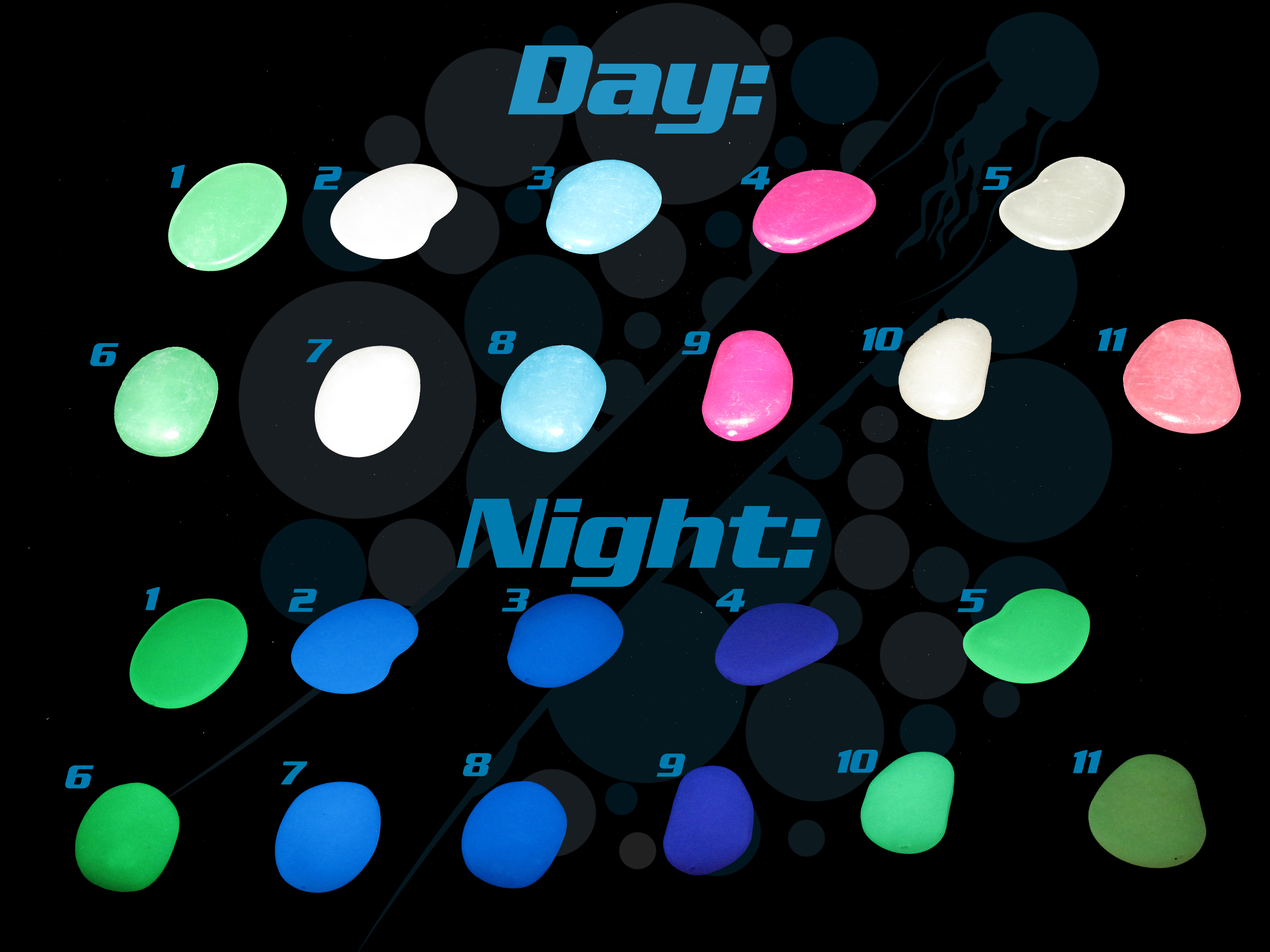 Image result for glow in the dark stones