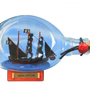 pirate ship in a bottle – 7″